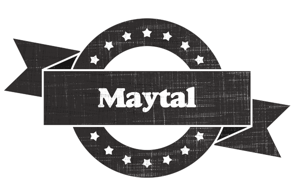 Maytal grunge logo