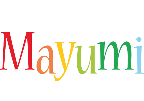 Mayumi birthday logo