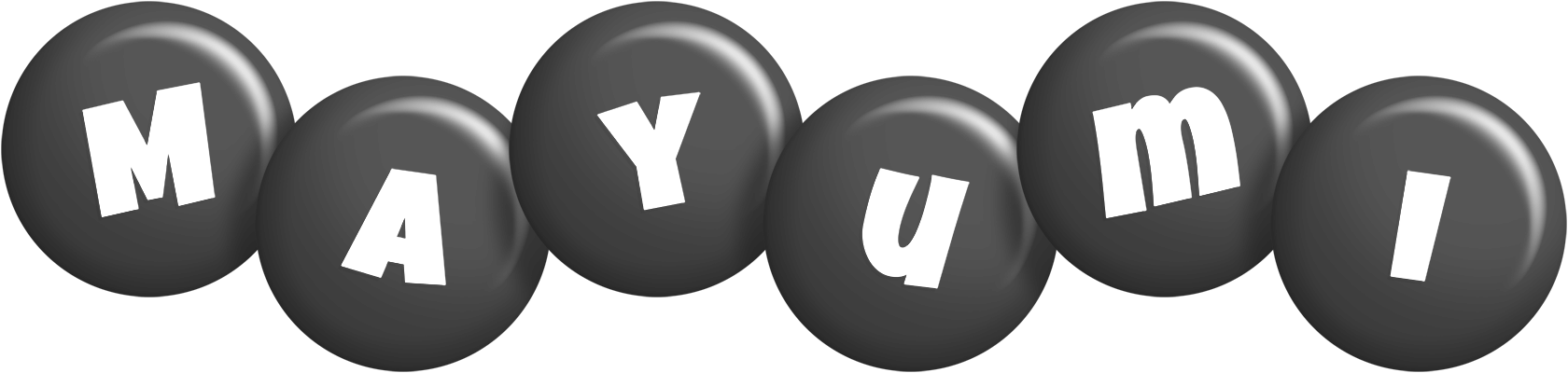 Mayumi candy-black logo