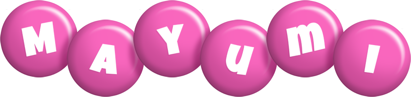 Mayumi candy-pink logo