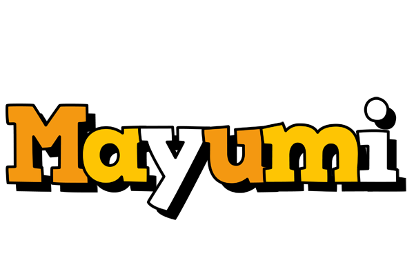 Mayumi cartoon logo