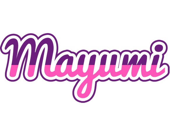 Mayumi cheerful logo