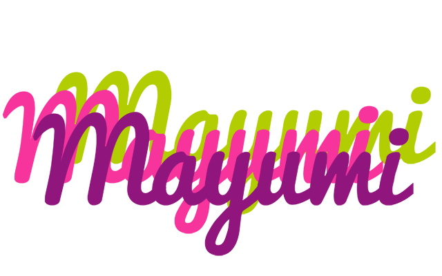 Mayumi flowers logo