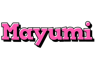 Mayumi girlish logo