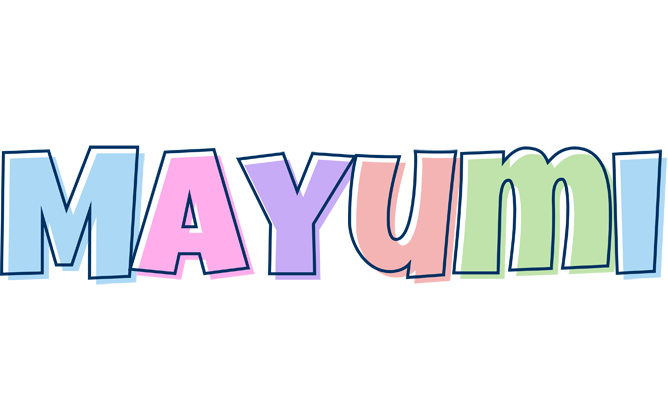 Mayumi pastel logo