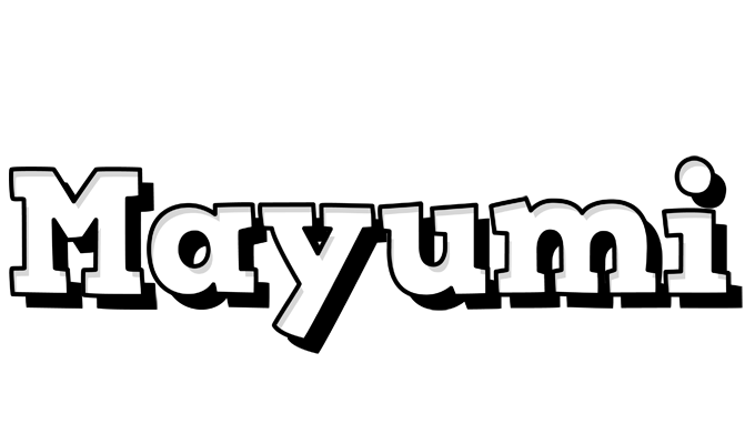 Mayumi snowing logo