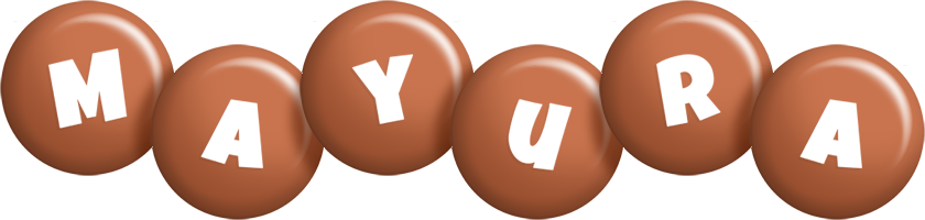 Mayura candy-brown logo