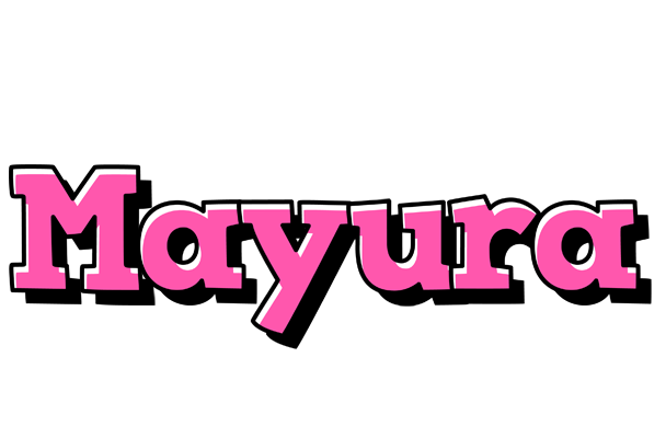 Mayura girlish logo