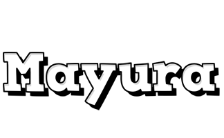 Mayura snowing logo