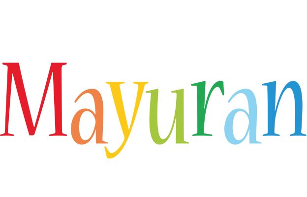 Mayuran birthday logo