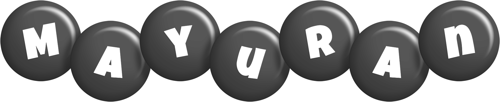 Mayuran candy-black logo