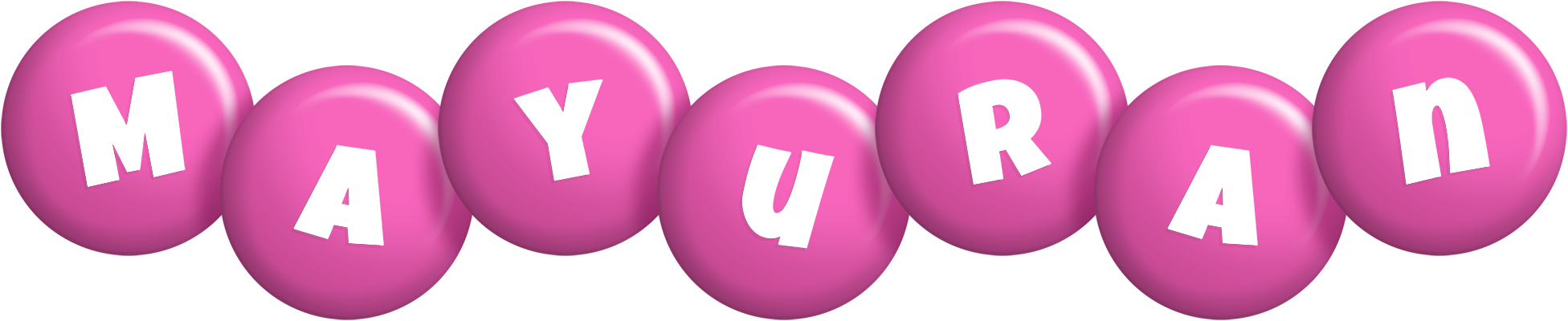 Mayuran candy-pink logo