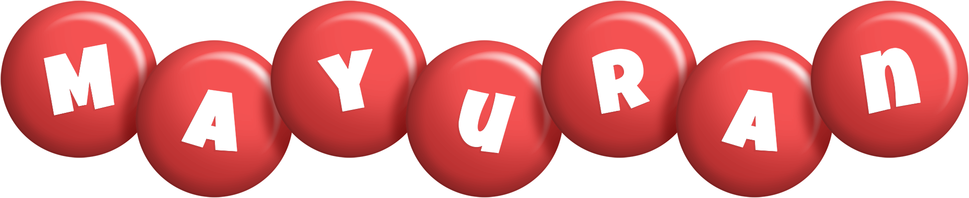 Mayuran candy-red logo