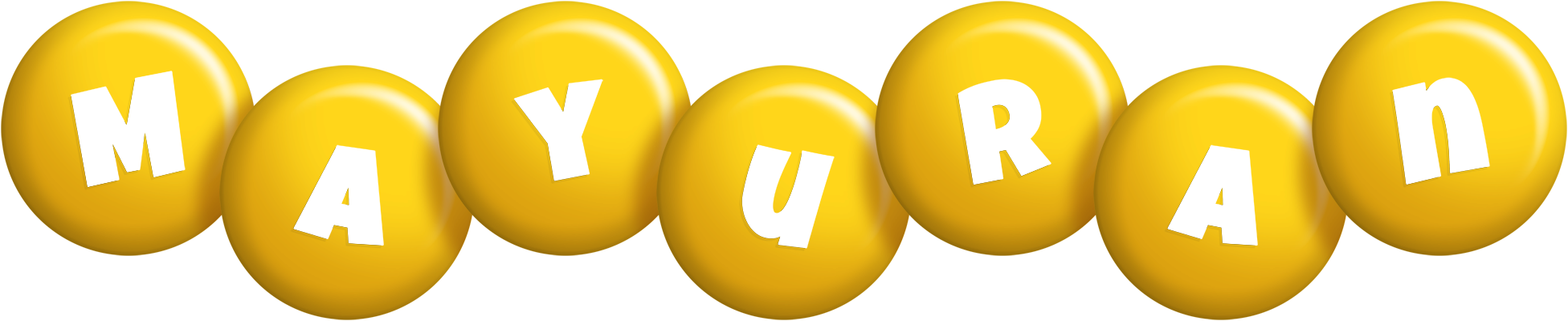 Mayuran candy-yellow logo