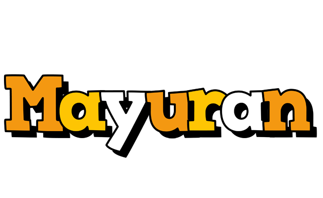 Mayuran cartoon logo