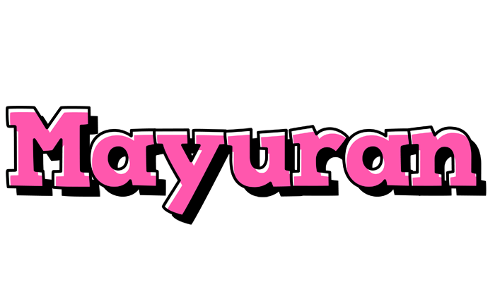 Mayuran girlish logo