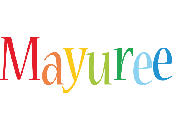 Mayuree birthday logo