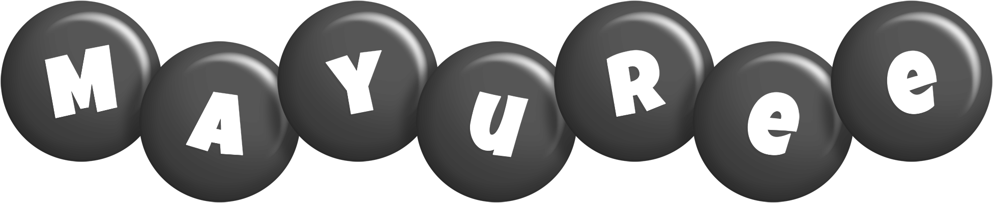 Mayuree candy-black logo