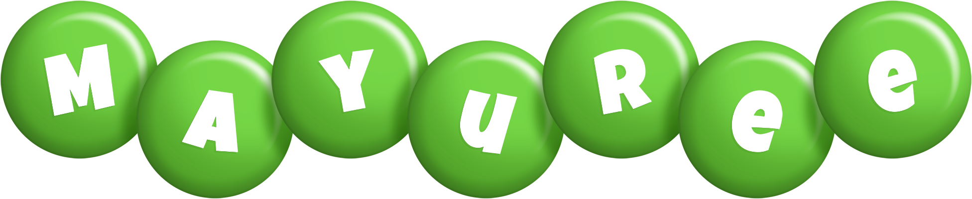 Mayuree candy-green logo