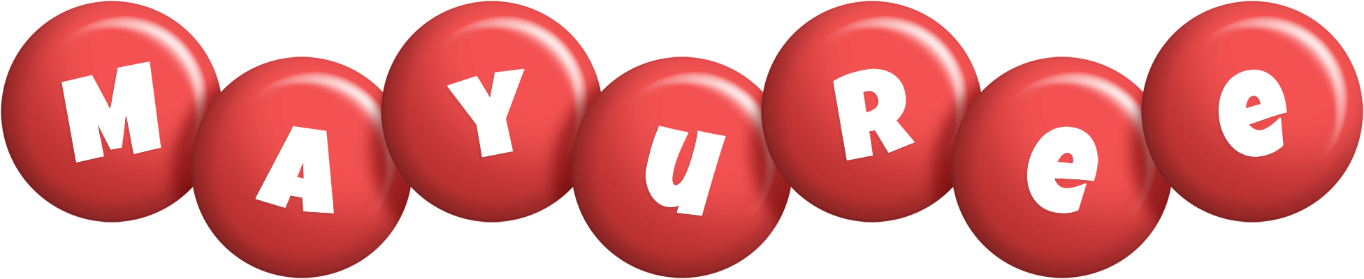 Mayuree candy-red logo