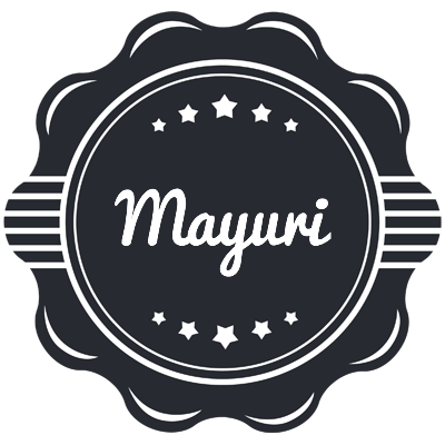 Mayuri badge logo