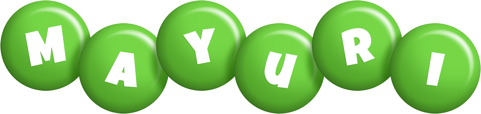 Mayuri candy-green logo