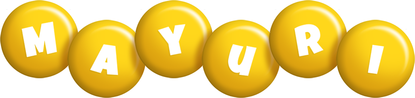 Mayuri candy-yellow logo