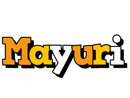 Mayuri cartoon logo