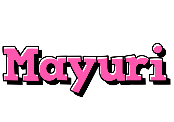 Mayuri girlish logo