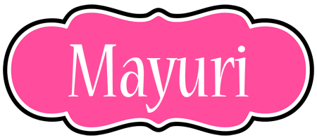 Mayuri invitation logo