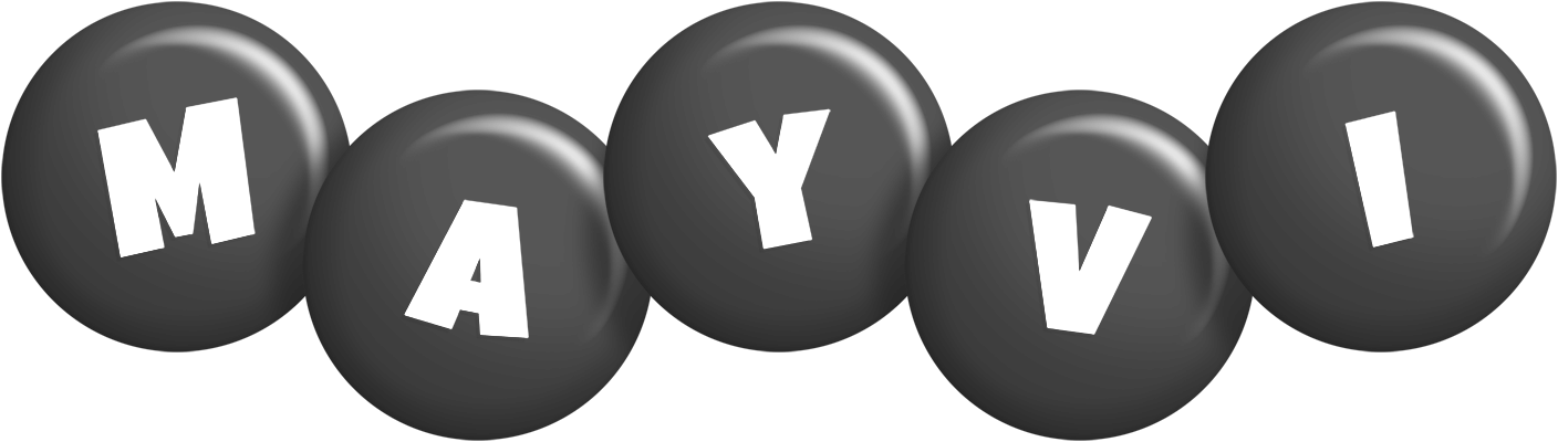 Mayvi candy-black logo