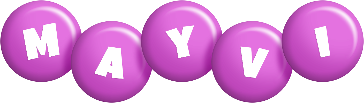 Mayvi candy-purple logo