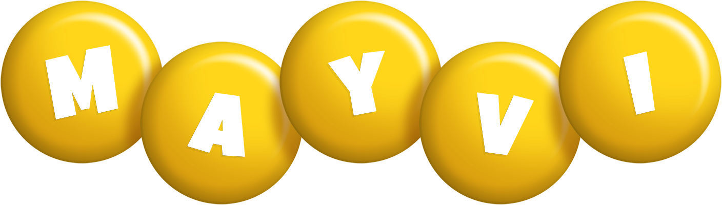 Mayvi candy-yellow logo