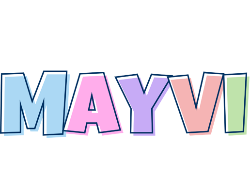 Mayvi pastel logo