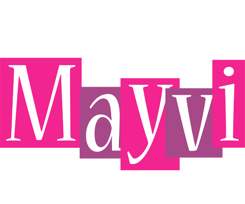 Mayvi whine logo