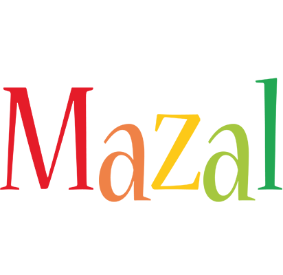 Mazal birthday logo