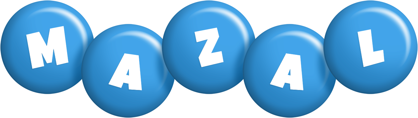 Mazal candy-blue logo