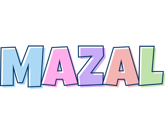 Mazal pastel logo
