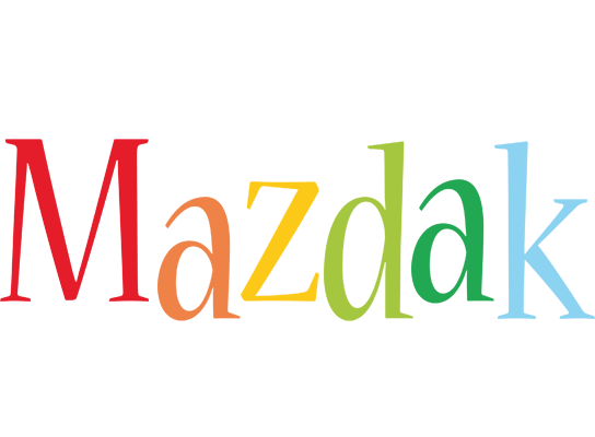 Mazdak birthday logo