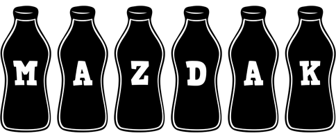 Mazdak bottle logo