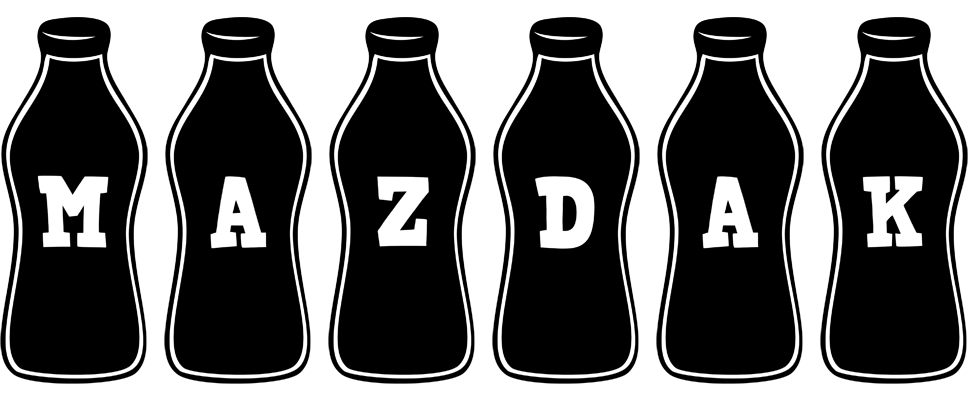Mazdak bottle logo
