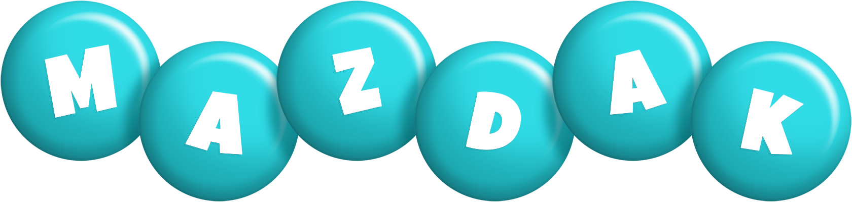 Mazdak candy-azur logo