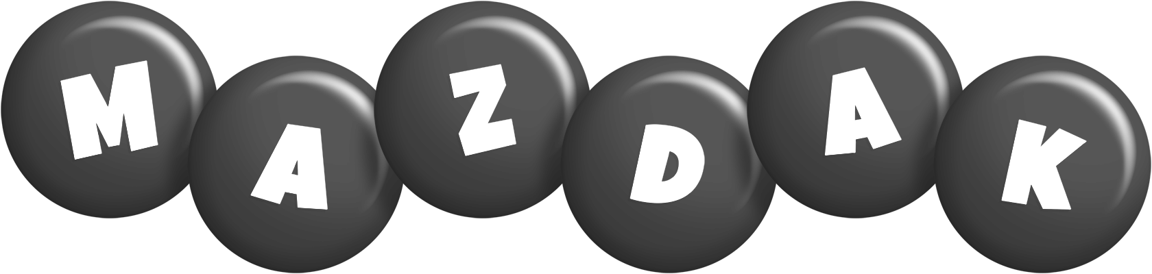 Mazdak candy-black logo