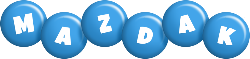 Mazdak candy-blue logo