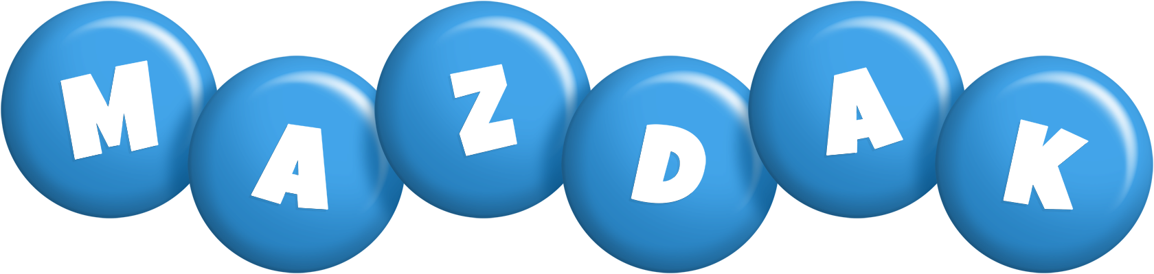Mazdak candy-blue logo