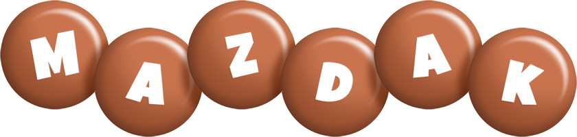 Mazdak candy-brown logo