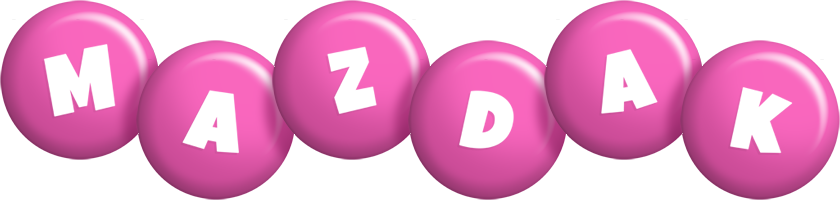 Mazdak candy-pink logo