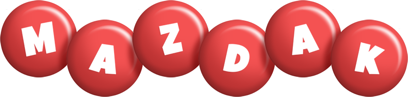 Mazdak candy-red logo