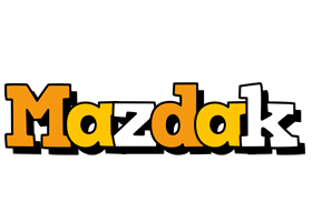 Mazdak cartoon logo