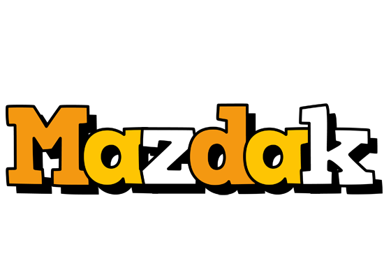 Mazdak cartoon logo